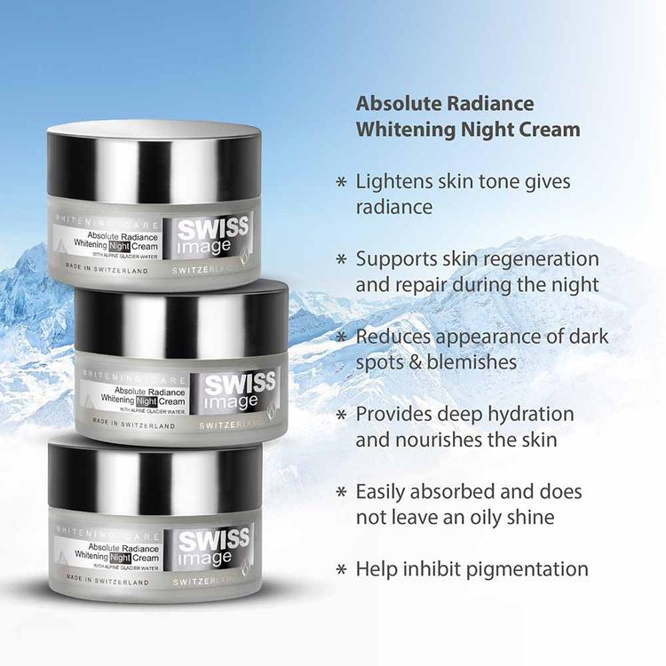 Swiss Image - Whitening Absolute Radiance Night Cream 50ml | Buy at Best Price from Mumzworld