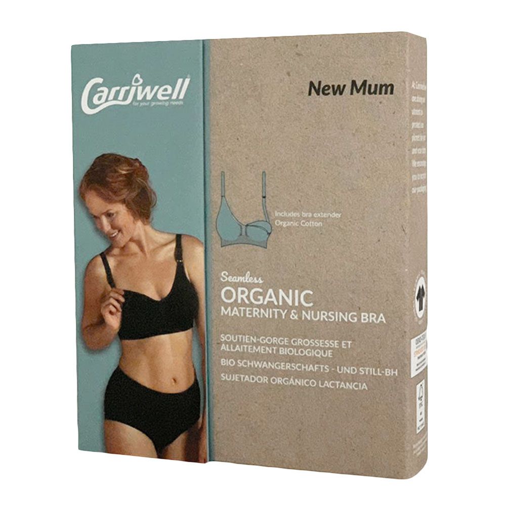 Carriwell - Organic Maternity & Nursing Bra - Black