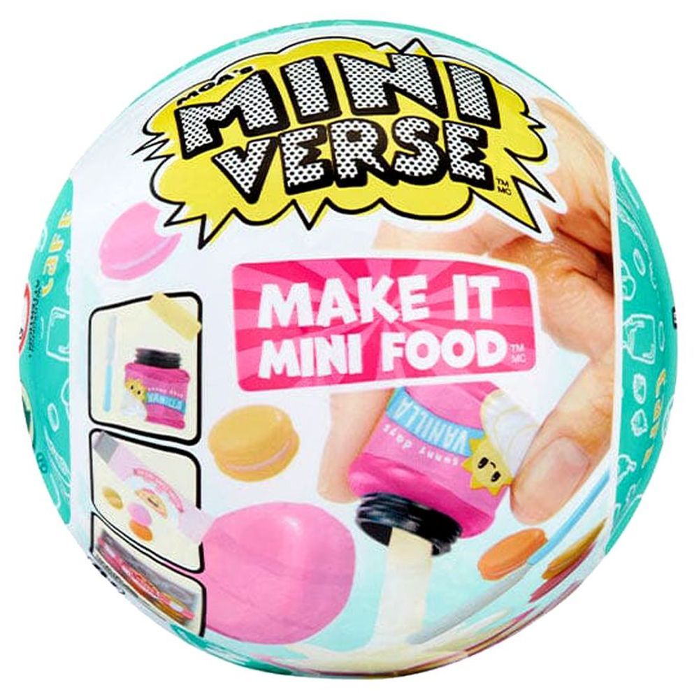 MGA's Miniverse - Make It Mini Foods Cafe Ball 1pc - Style May Vary