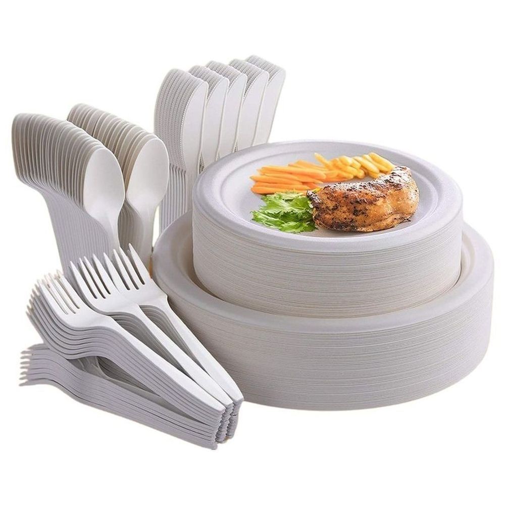 Paper disposable plates top