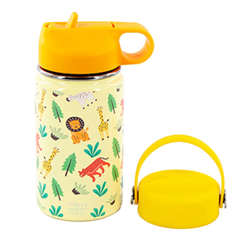 Steel water bottle for kids sales with straw