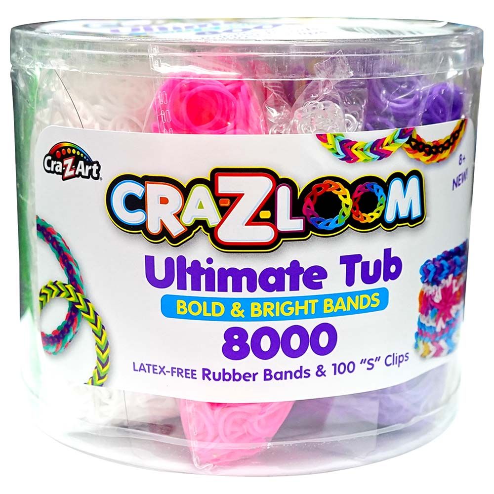 Shimmer 'N Sparkle - Cra-Z-Loom Ultimate Tub - 8000pcs
