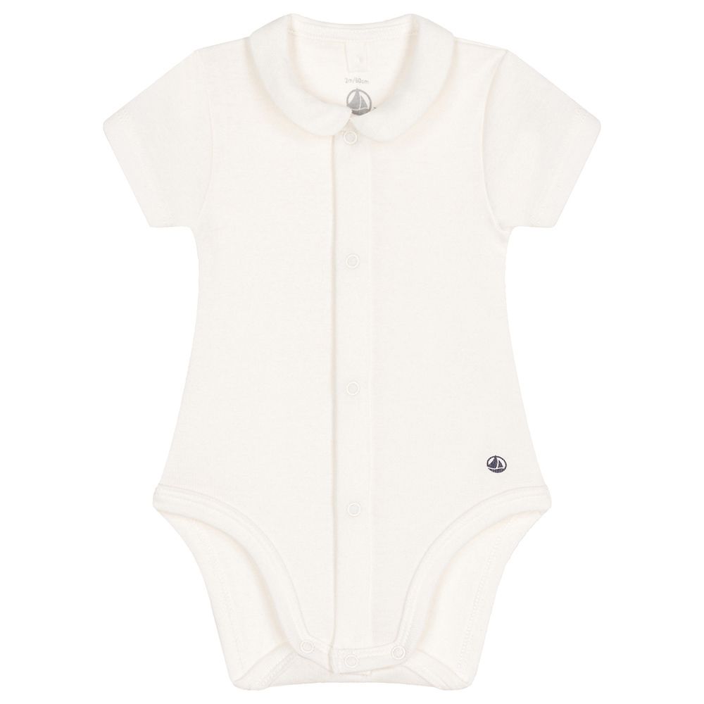Baby bodysuit store with collar
