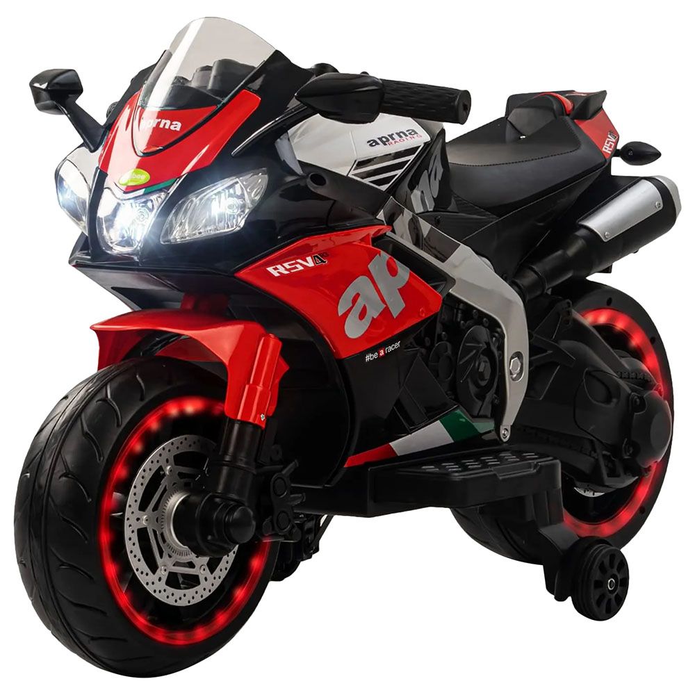 Amsham Aprna Two Wheel Kids Motorbike 12V Red