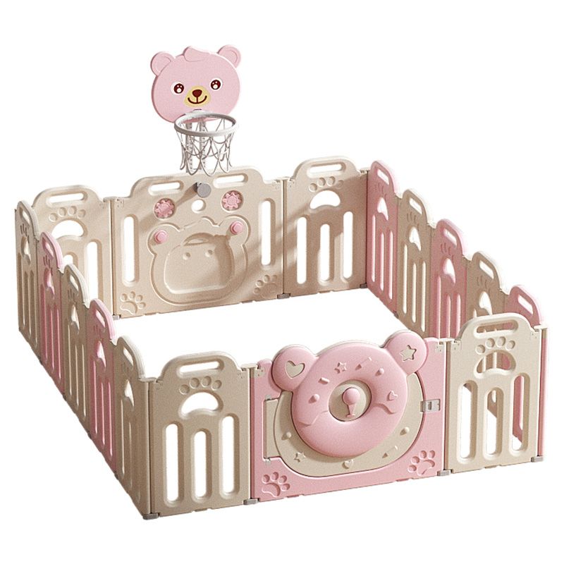 Pink playpen for deals babies