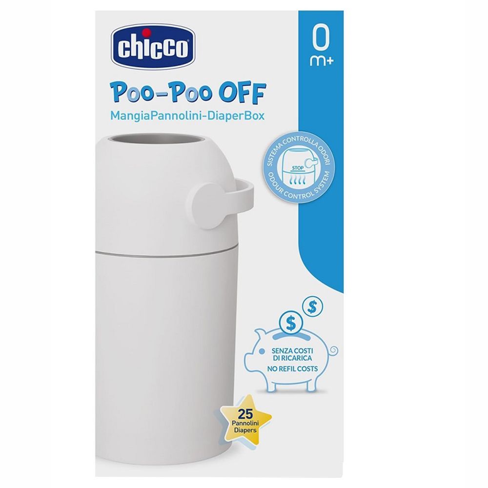 Chicco Nappy Bin White