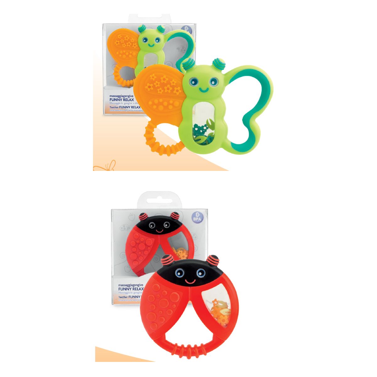 Funny Relax Teething Ring 6M 1Pc. Buy at Best Price from