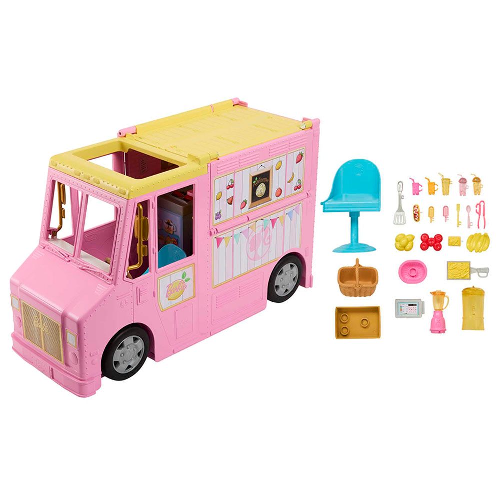 Mattel Games Barbie Lemonade Truck Playset