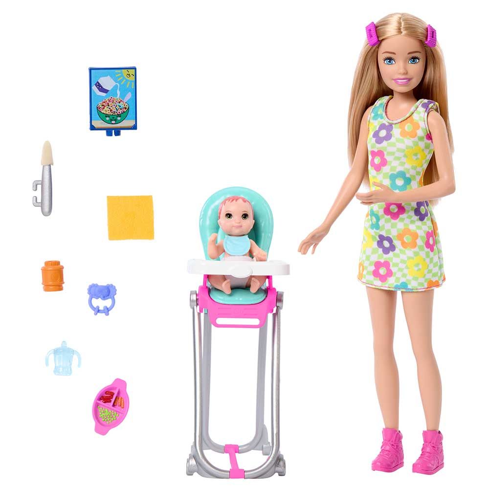 Barbie skipper babysitters playset best sale and dolls accessories assortment