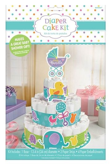 Baby shower diaper cake hot sale kit