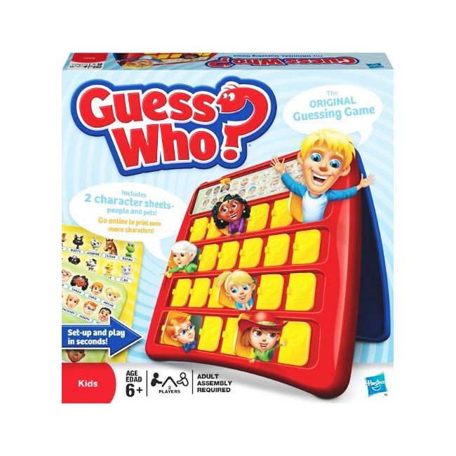 Guess Who? Grab and Go Game, Original Guessing Game for Ages 6 and up, 2  Player Travel Game - Hasbro Games