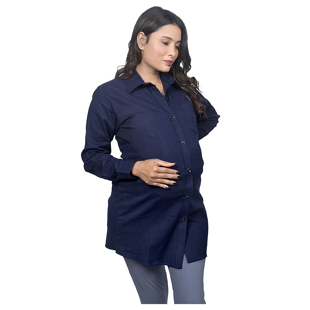 Long denim shirt for women cheap
