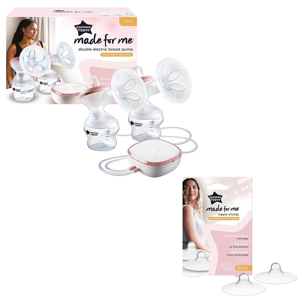 Tommee Tippee - Double Electric Breast Pump w/ 2pcs Nipple Shields