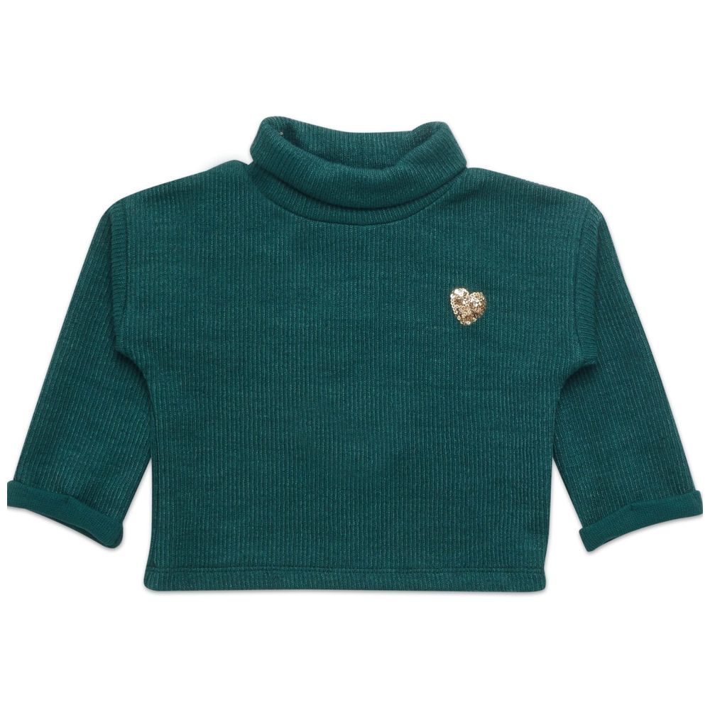Green Girl\'s - Polo Shirt - Kangaroos Little