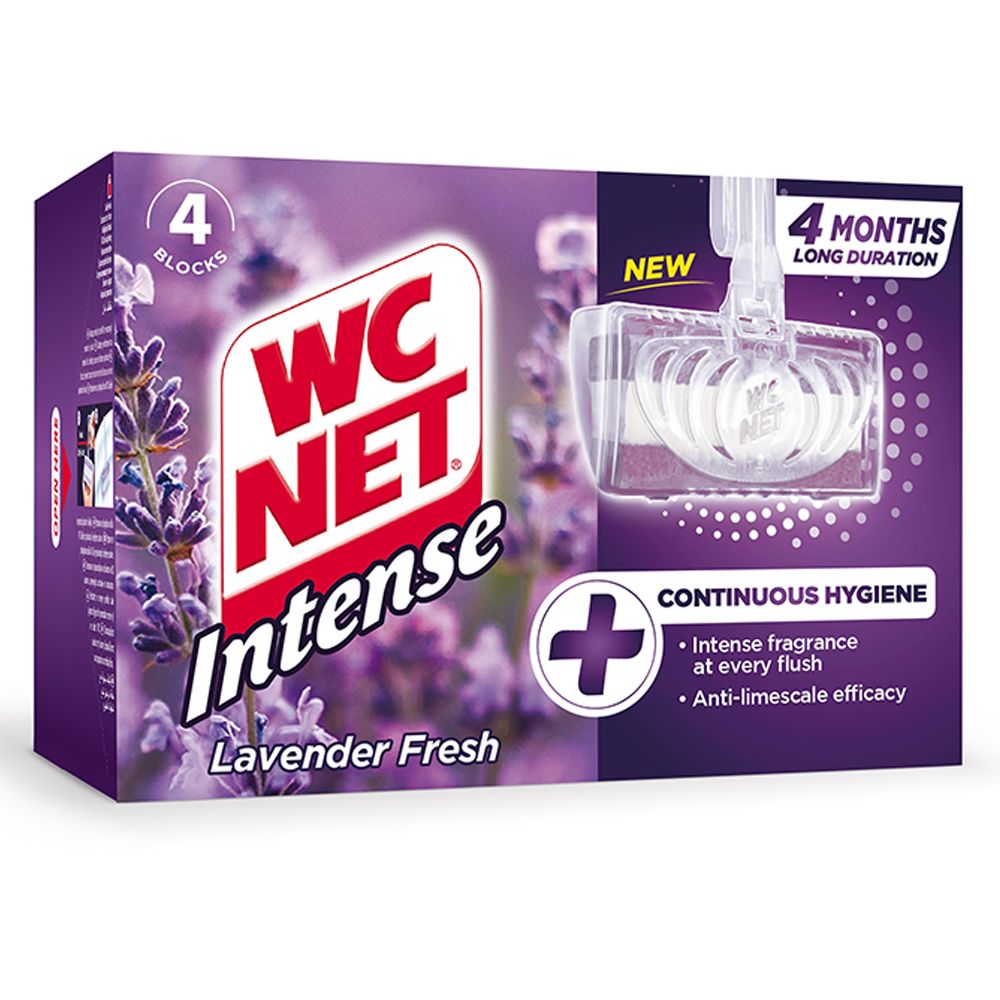 WC NET Toilet Cleaner Intense Gel Lavender 750ml