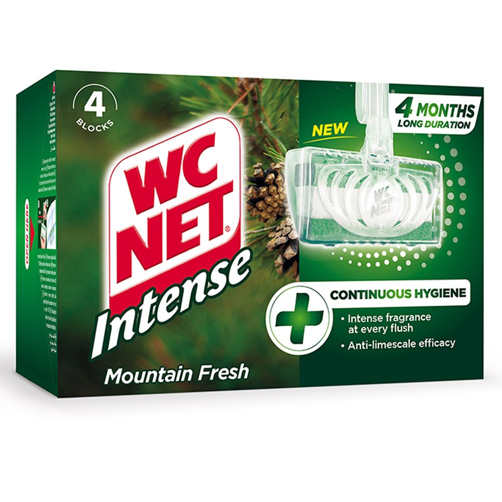 Wc Net - Toilet Block Style 40g Pack Of 2 - Blue Fresh