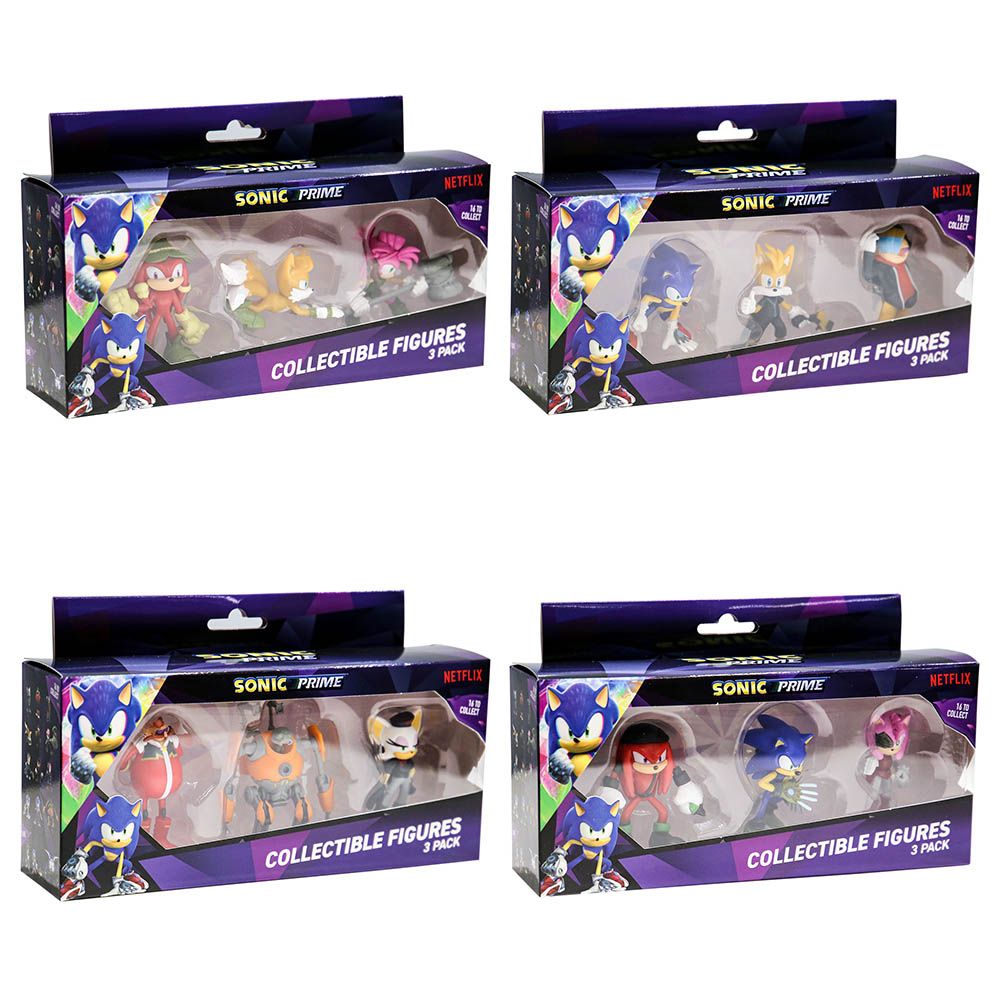  Sonic Prime Toys, 8 Figures Including 2 Rare Hiden Characters,  Deluxe Box, Series 1, Randomly Selected, Collect All 16! : Toys & Games