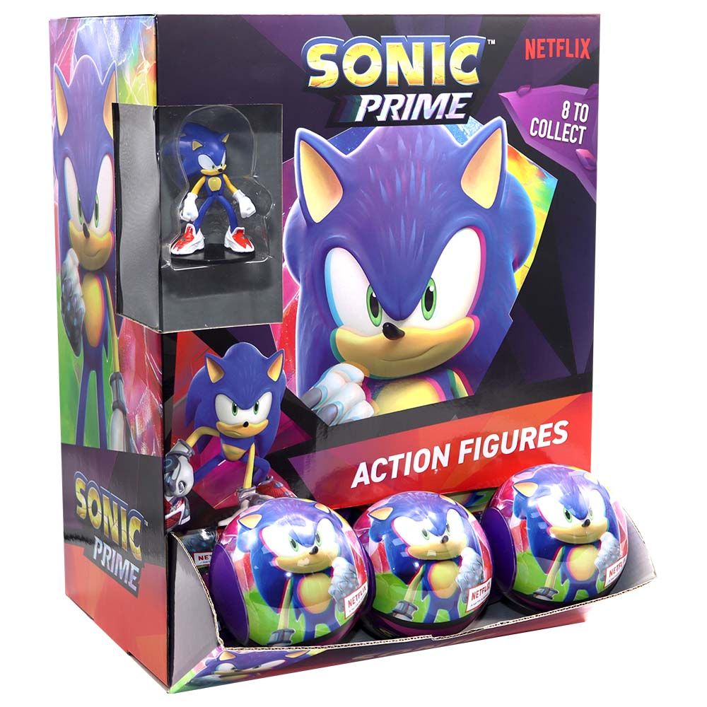  Sonic Prime Toys, 8 Figures Including 2 Rare Hiden Characters,  Deluxe Box, Series 1, Randomly Selected, Collect All 16! : Toys & Games