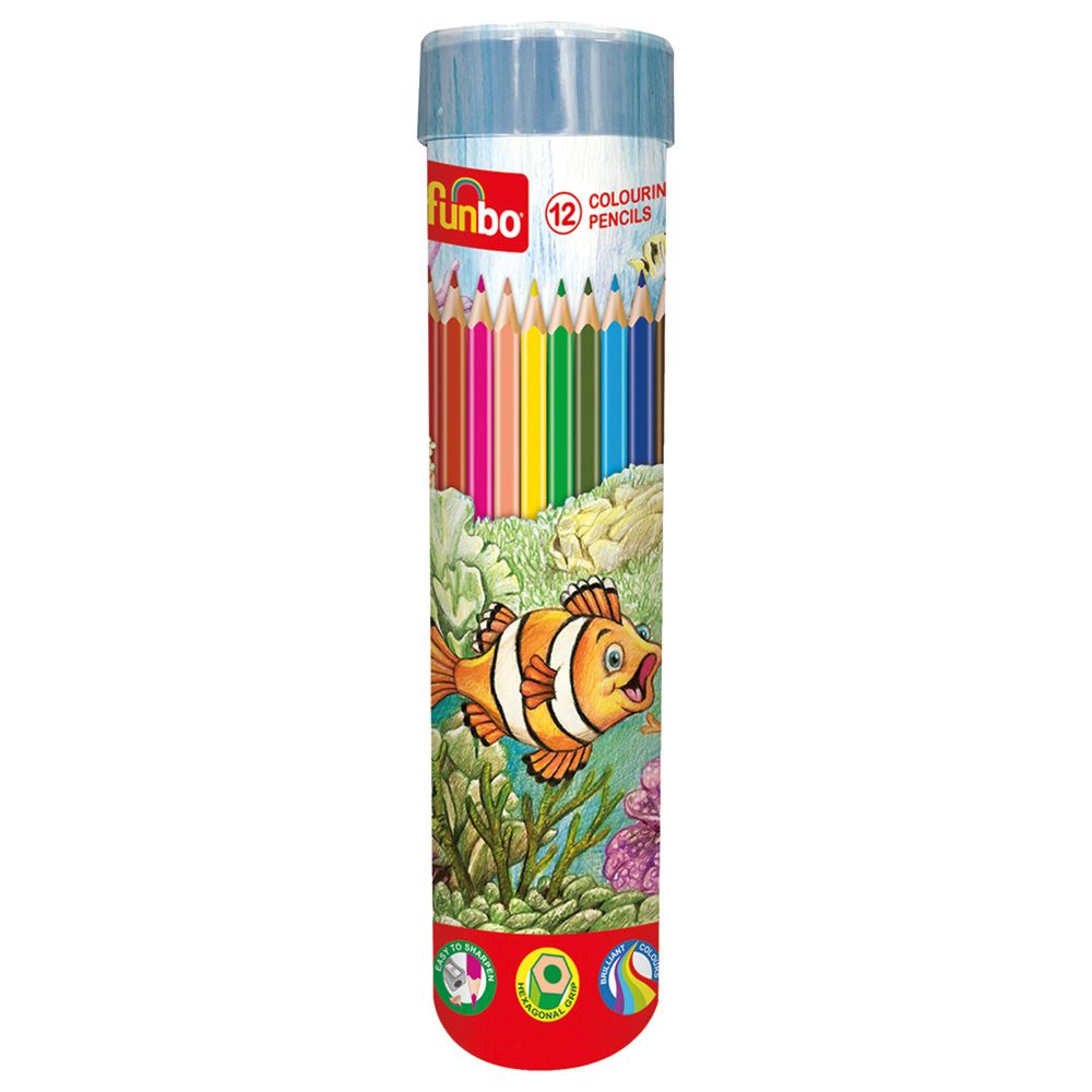 Colored pencils for children, Tita, Carioca, synthetic resin
