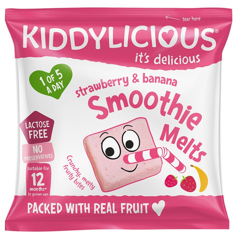 Kiddylicious Strawberry Wriggles 4 Pack