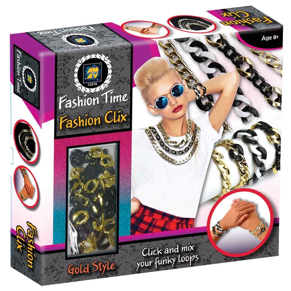 Amav Toys Fashion Time Love Crystal Key Chain Making Activity Kit
