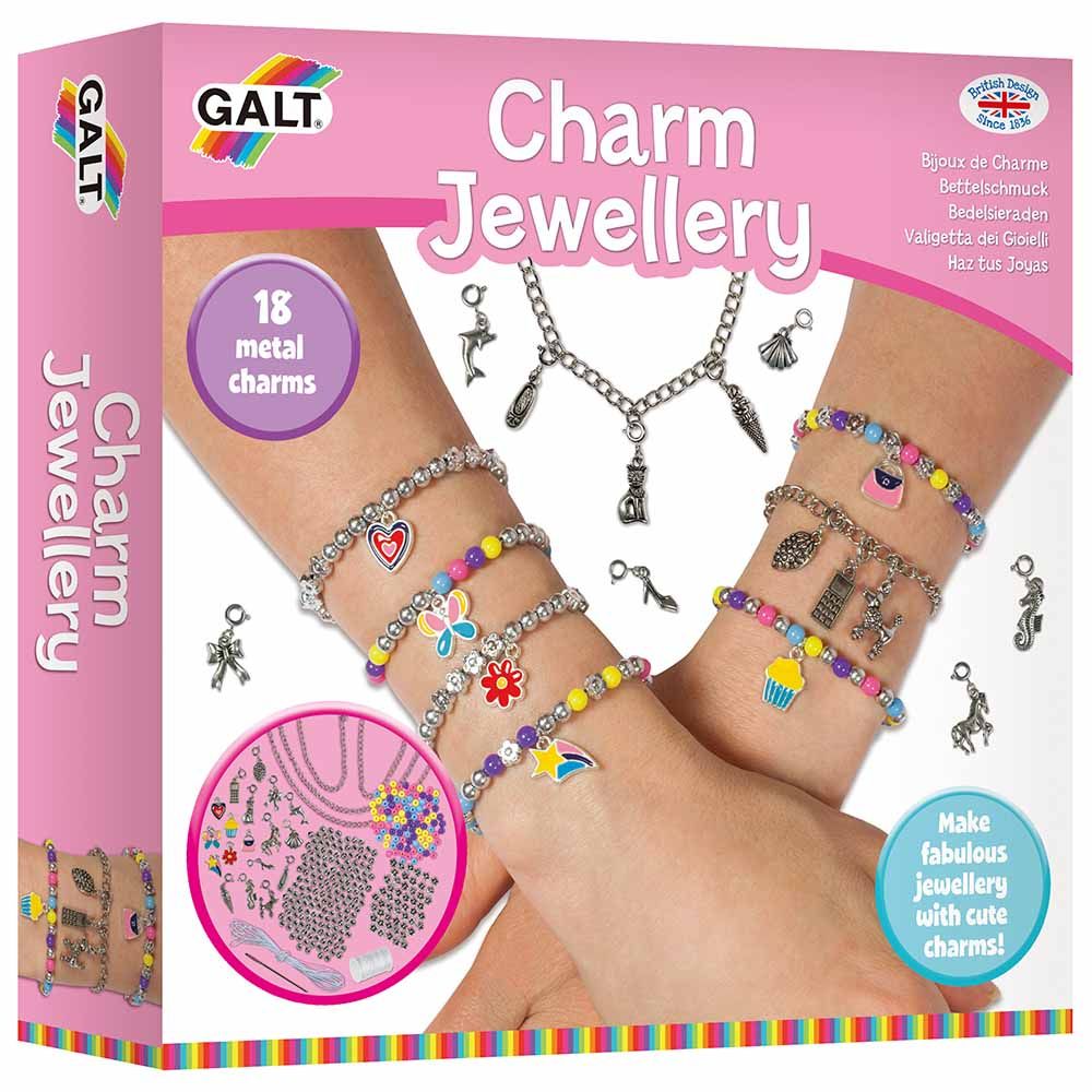 Charm Bracelet Making Kit for Girls, 103 Pieces Kids' Jewelry Making Kits  Jewelry Making Charm Bracelet Making Set with Bracelet, Jewelry Charm with