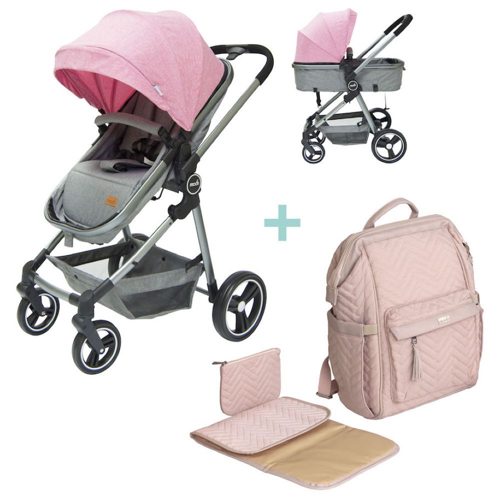 Embellishments / Verzierungen Acrylic trailer stroller selection in baby  pink or baby blue 