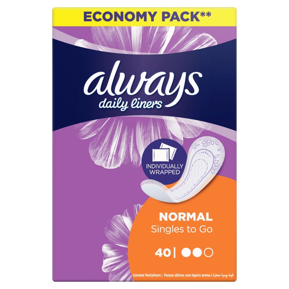 Always Daily Liners Comfort Protect Pantyliners With Fresh Scent