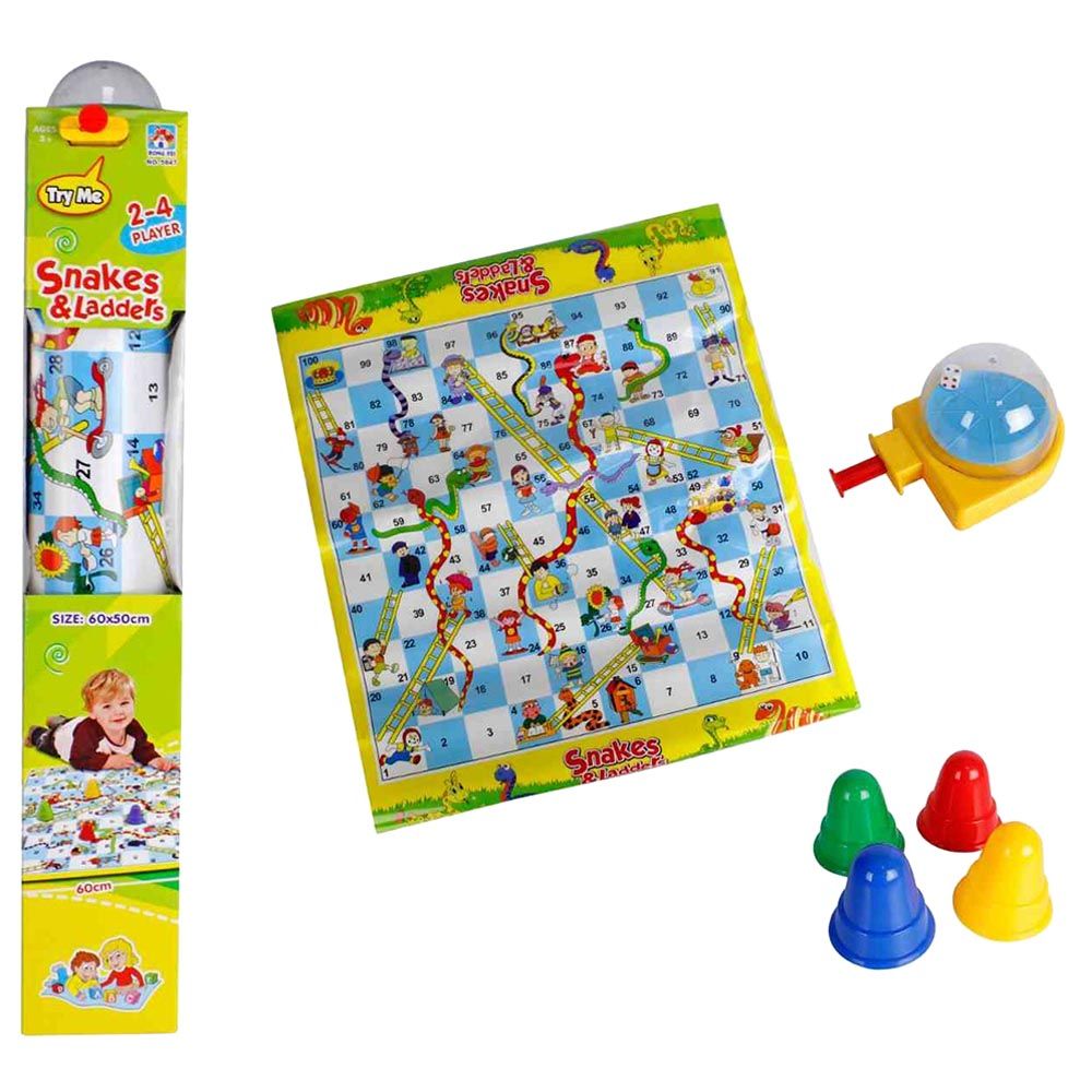 Galt Toys, Snakes & Ladders and Ludo, Classic Family Board Game, Ages 3  Years Plus, 2-4 Players