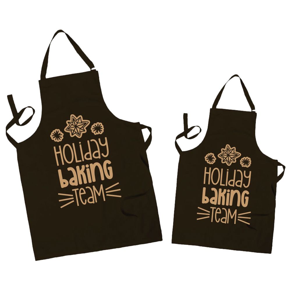 Mommy and Me Christmas Baking Aprons