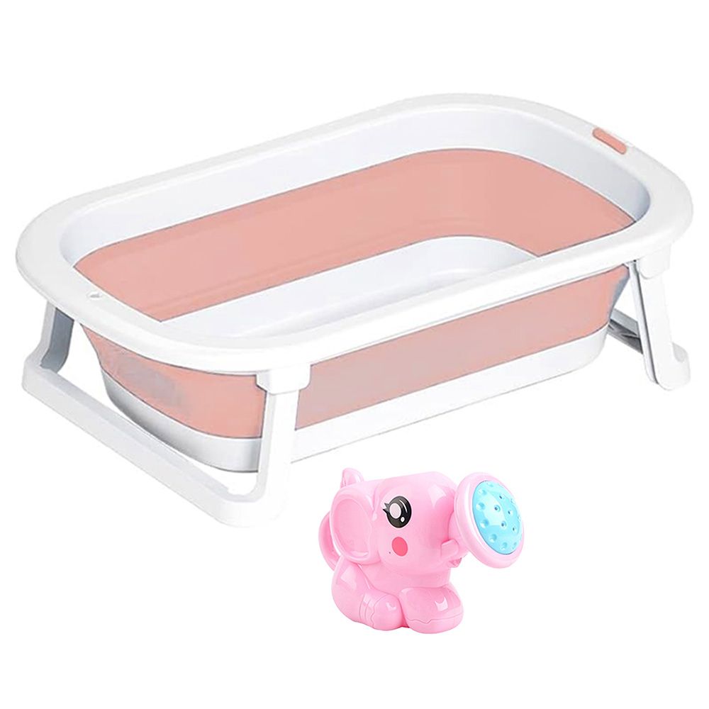 Star Babies - Foldable Bathtub w/ Kettle Toy - Pink