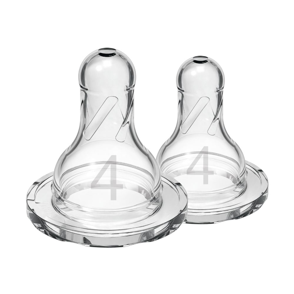 Dr. Brown's - Level 4 Silicone Narrow Options+ Nipple - Pack of 2