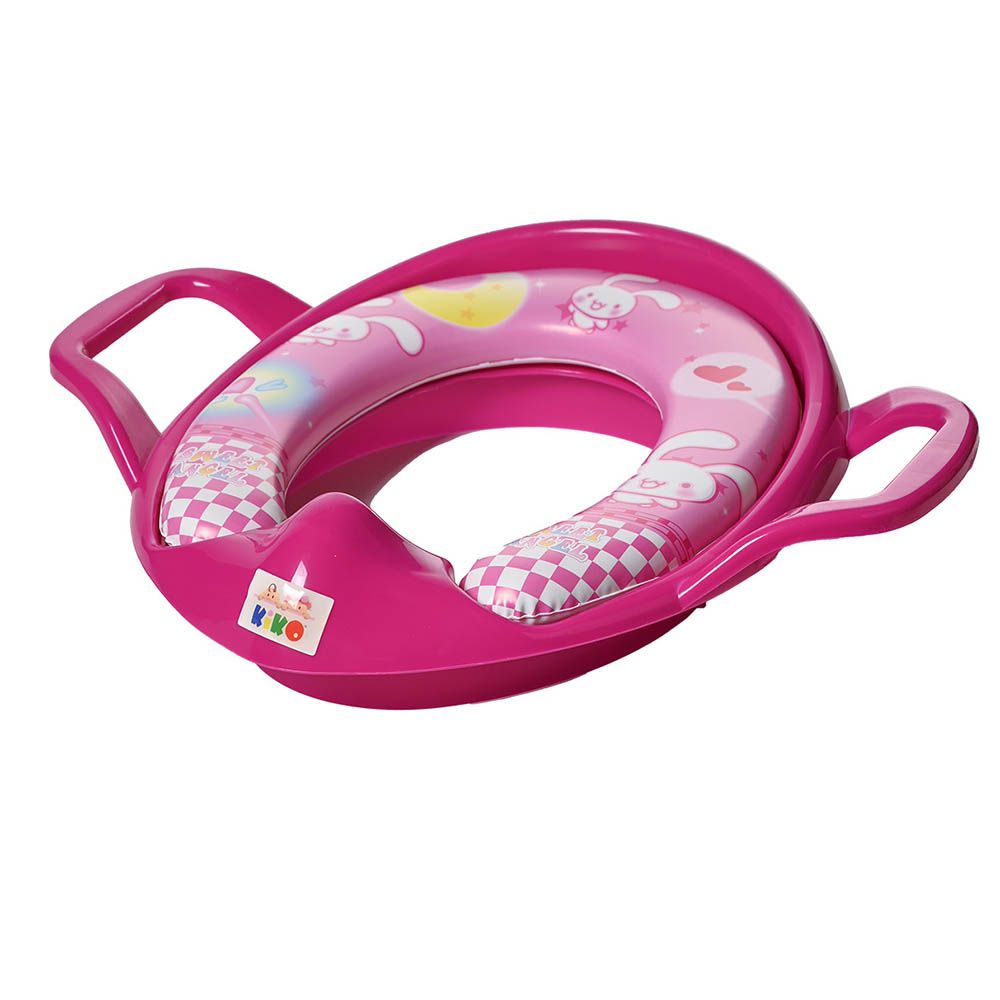 Kiko - Toilet Training Seat With Handle - Pink