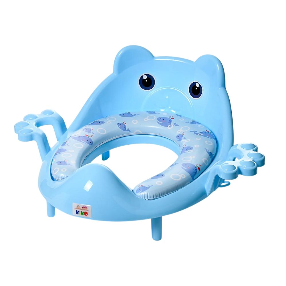 Kiko - Toilet Training Seat With Handle - Light Blue