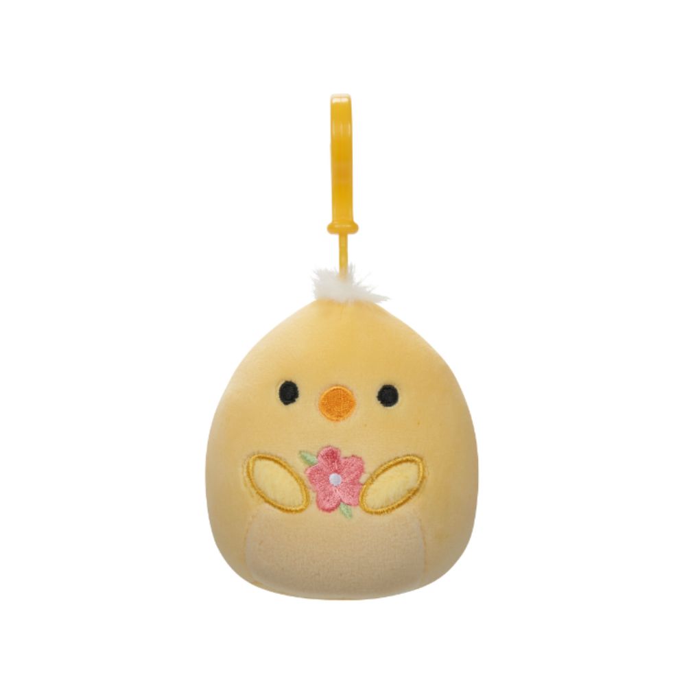 Squishmallows - Tristan The Chick Clip-On Plush Toy - 9cm - Yellow