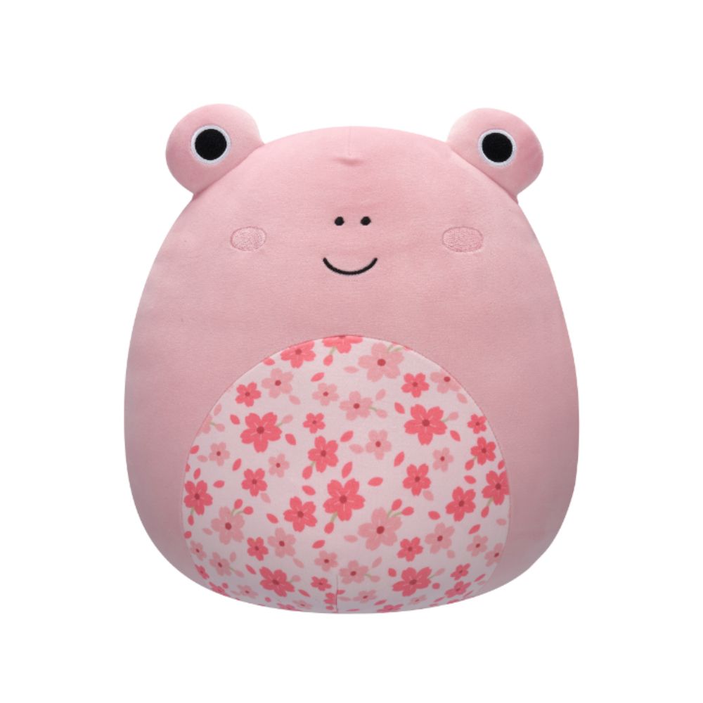 Squishmallows - Kline Frog With Sakura Flower Belly Plush Toy - 30cm - Pink