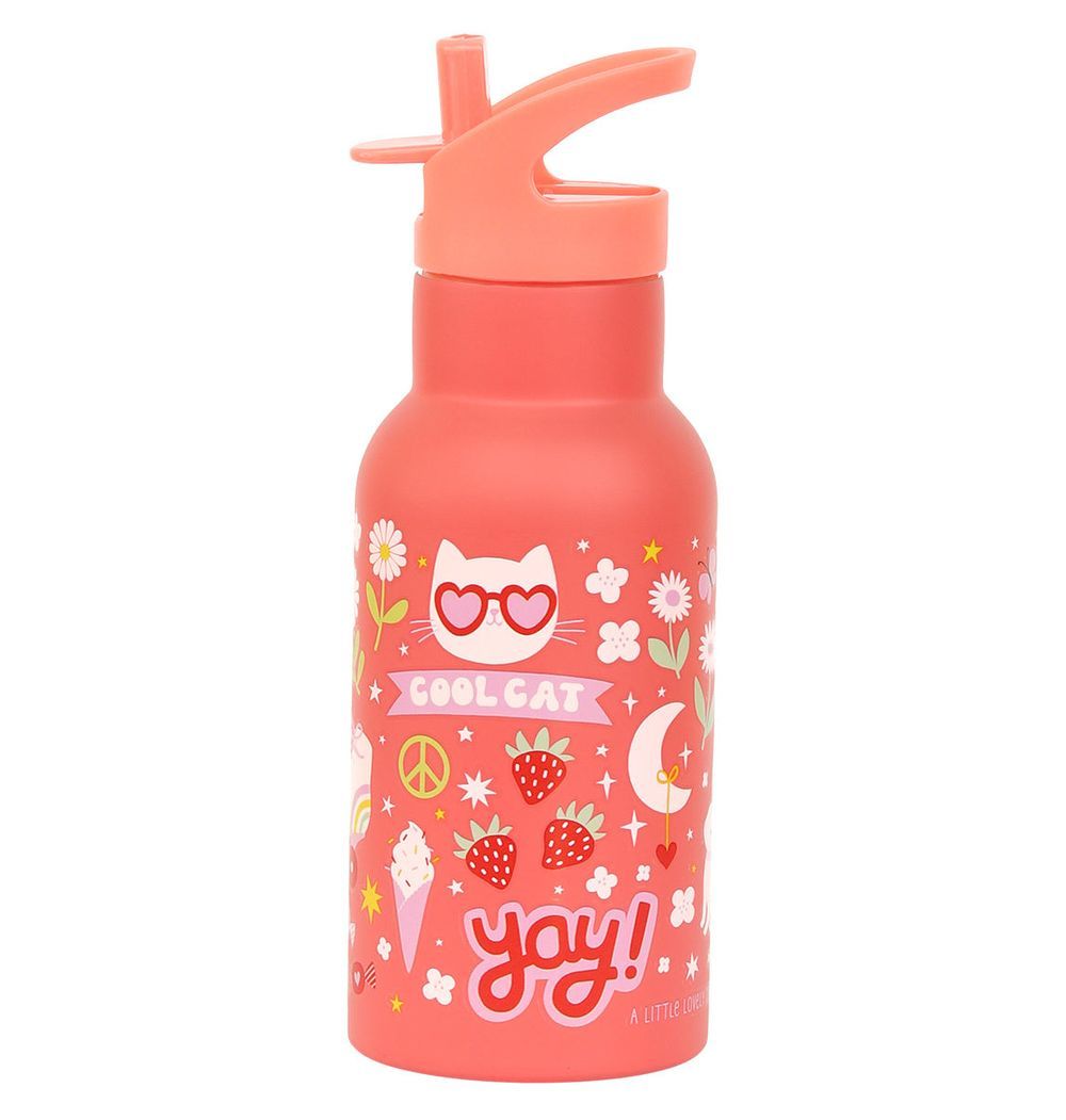 A Little Lovely Company - Stainless Steel Water Bottle - Fun - 350 ml