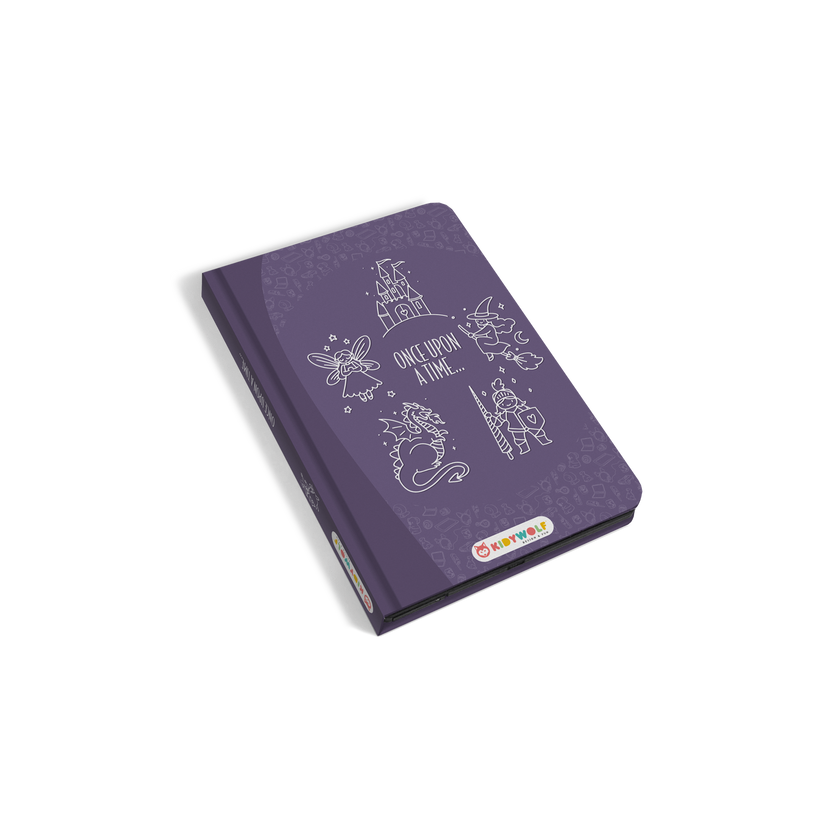 Kidydraw - Mini LCD Tracing Book - Once Upon A Time - Purple