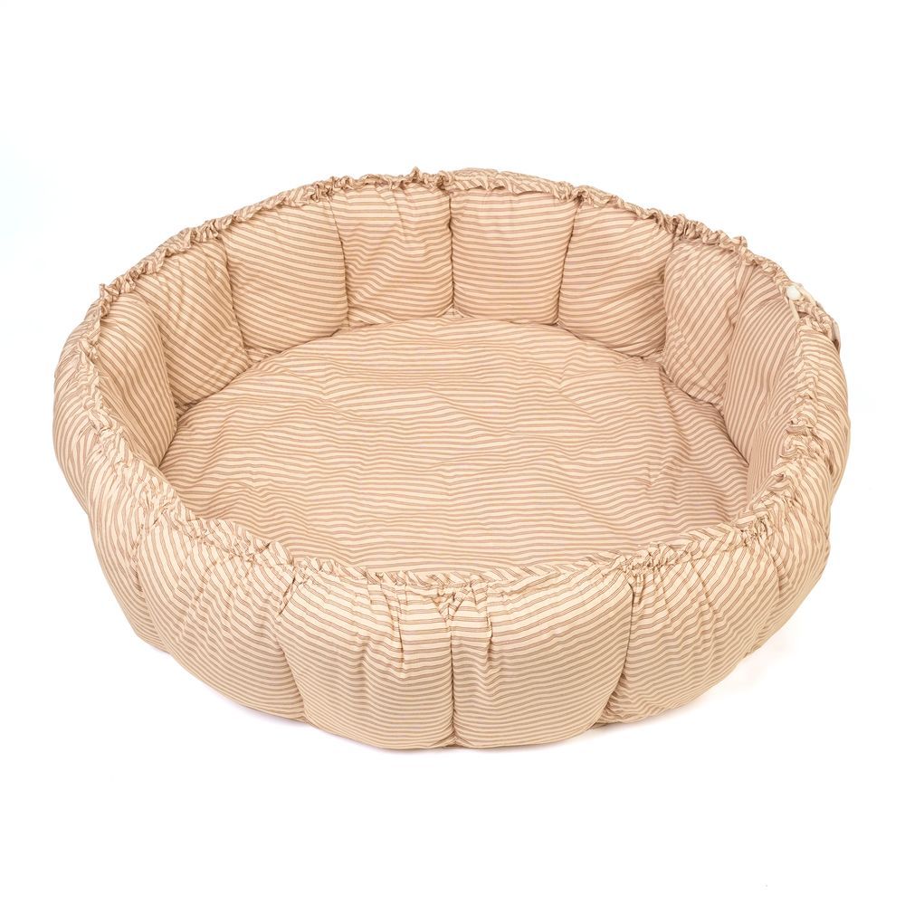 Play & Go - 3-In-1 Stripes Bloom Organic Babymat - Ecru/Brown