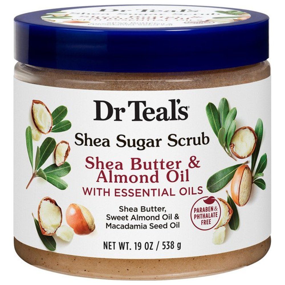Dr Teal's - Shea Sugar Body Scrub Shea Butter & Almond Oil - 538g