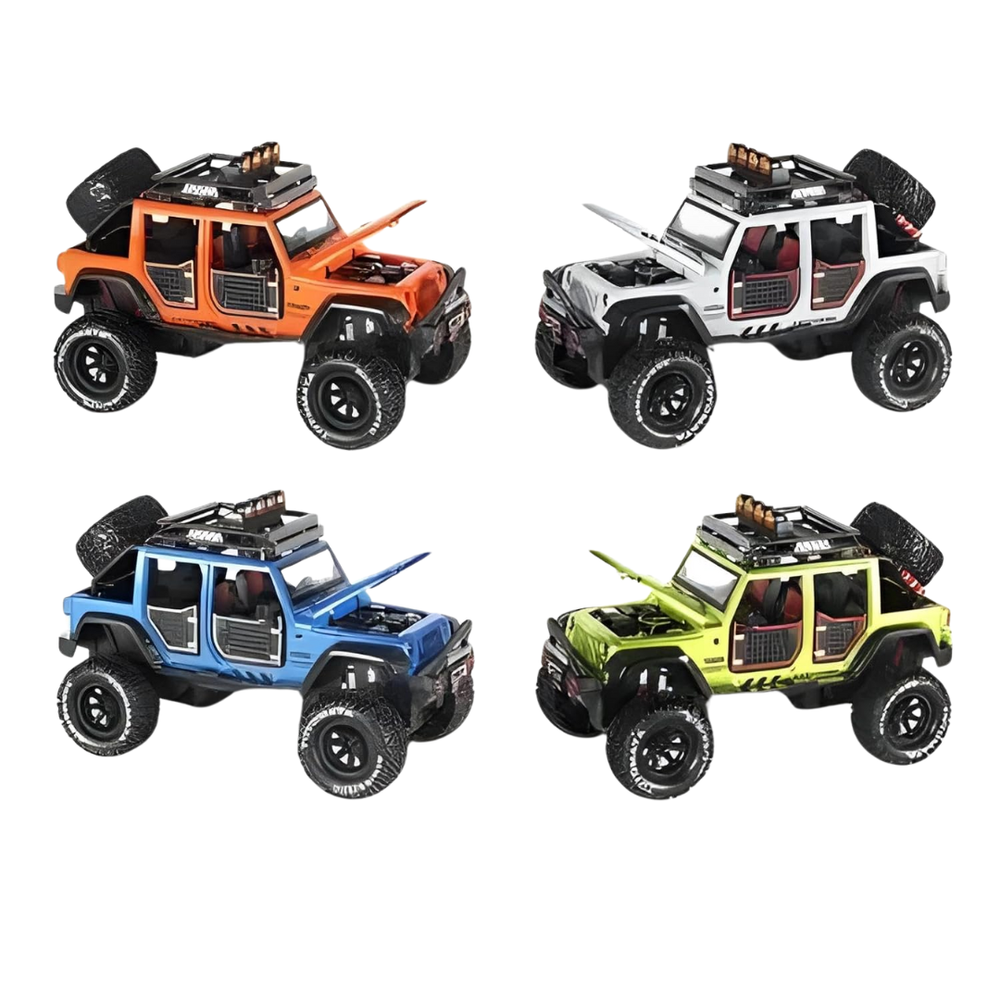 Stem - 1:24 Die Cast 4wd Off Road Car - Color May Vary - 1 Pc