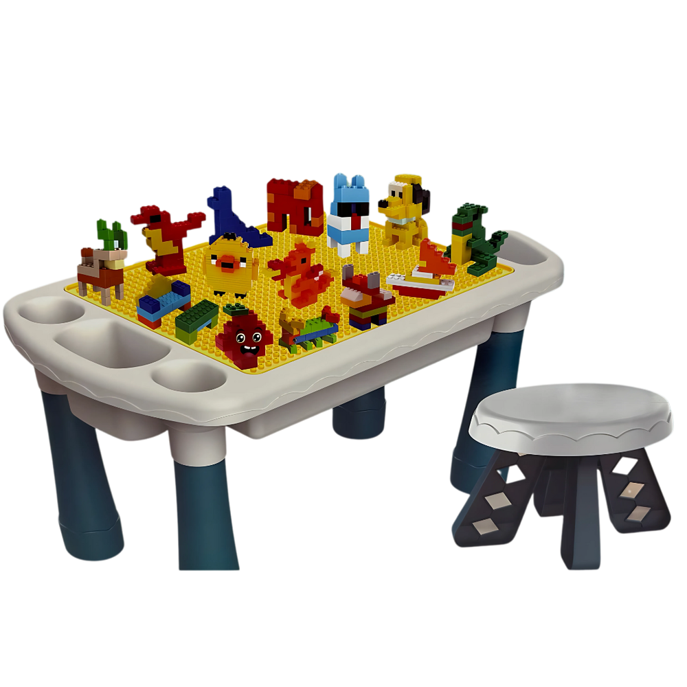 Stem - Building Block Learning Table With Blocks Set