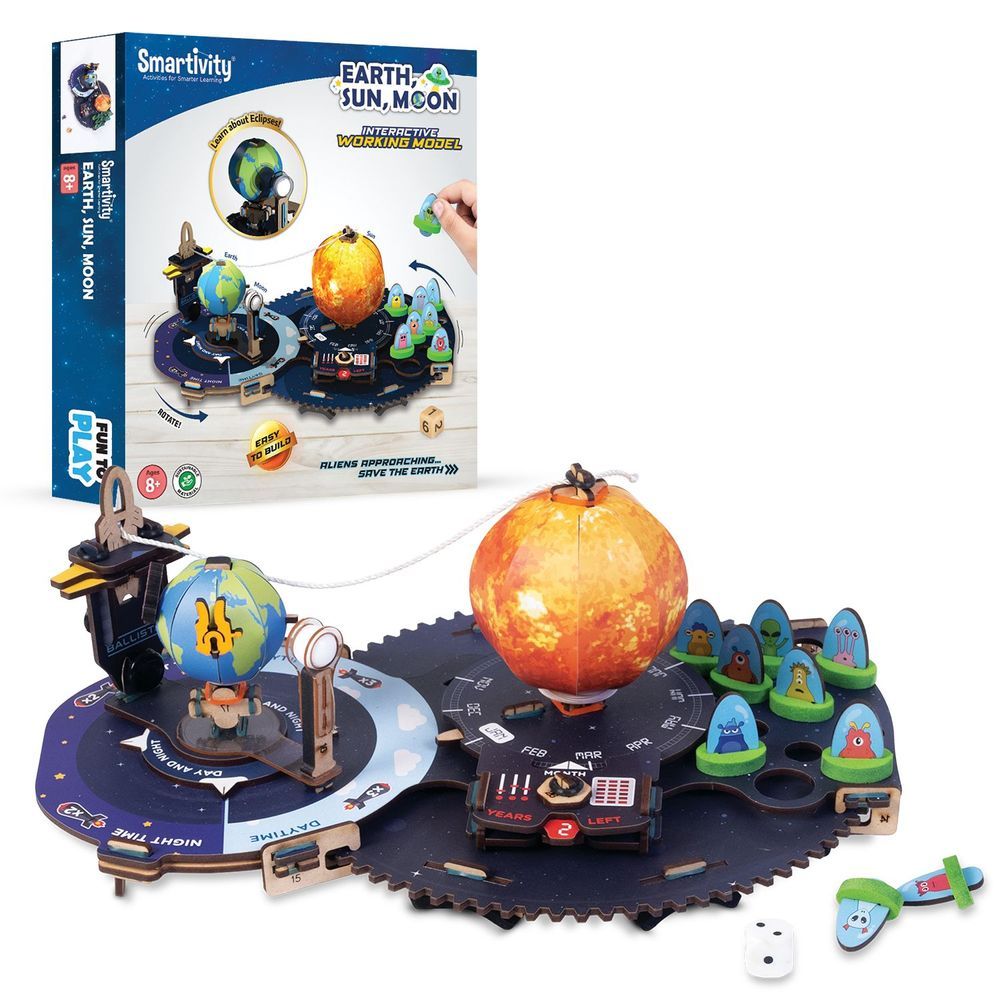 Smartivity - Earth, Sun, Moon Working Model