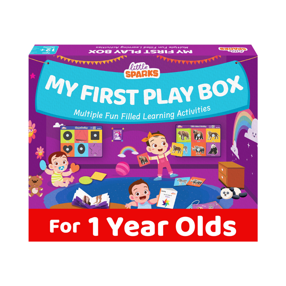 Smartivity - Little Sparks My First Play Box Montessori Activity Kit - Multicolor