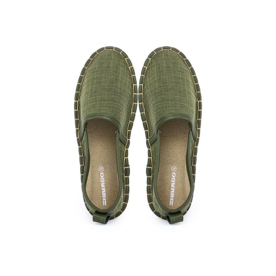 Pikkaboo - Dia Handmade Soft Feet Zhivago Shoes - Olive Green