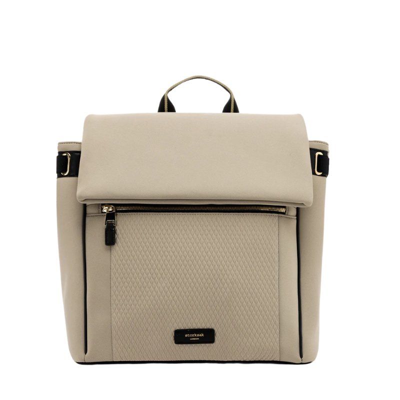 Storksak - St. James Diaper Bag W/ Changing Mat & Bottle Storage - Taupe
