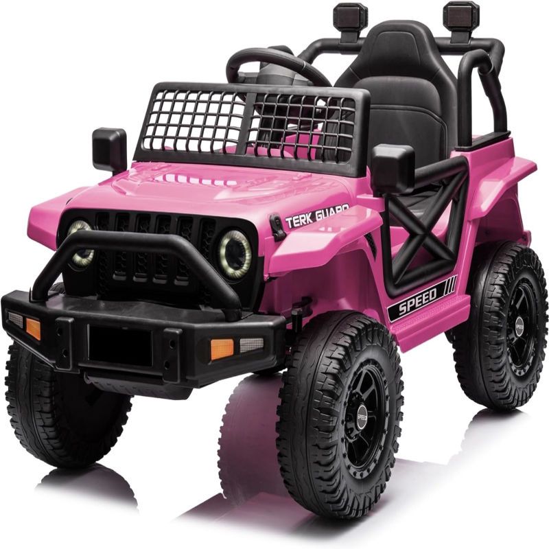Factual Toys - Kids Electric Jeep With Remote Control - 12V - Pink