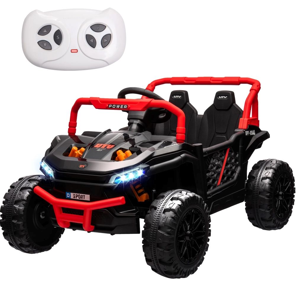Factual Toys - Kid's Battery Powered Ride-On UTV 12V - Black