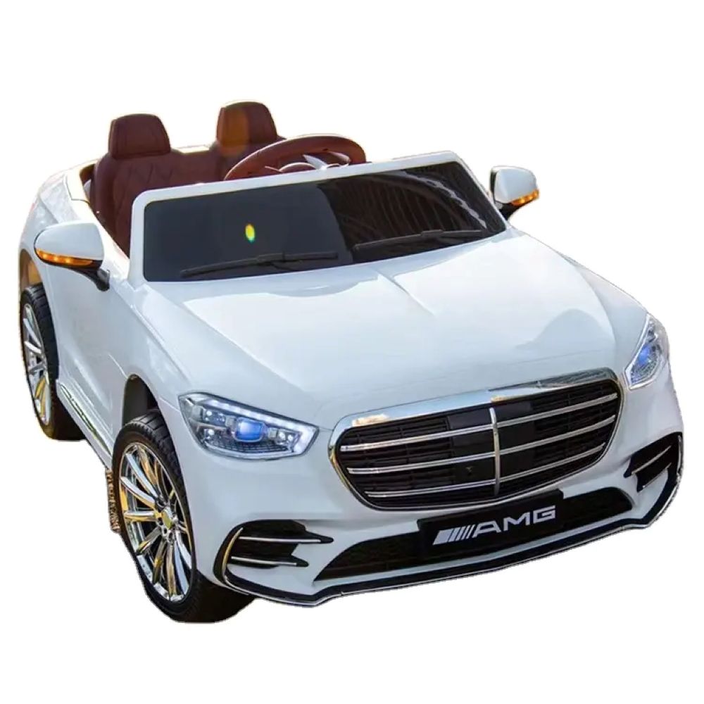 Factual Toys - Kid's Powered Ride-On Car 12V - White