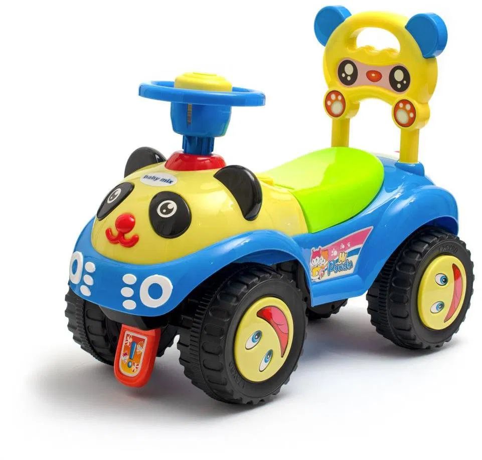 Factual Toys - Kids Rideon Foot To Floor Push Car - Blue